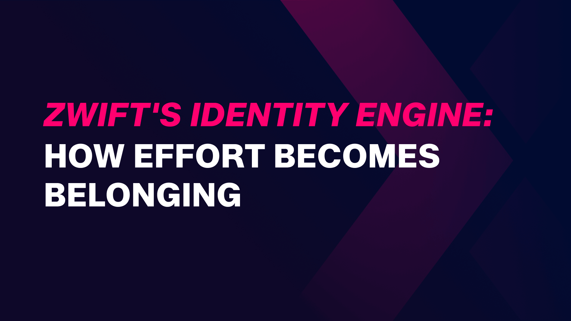 Zwift-identity-engine
